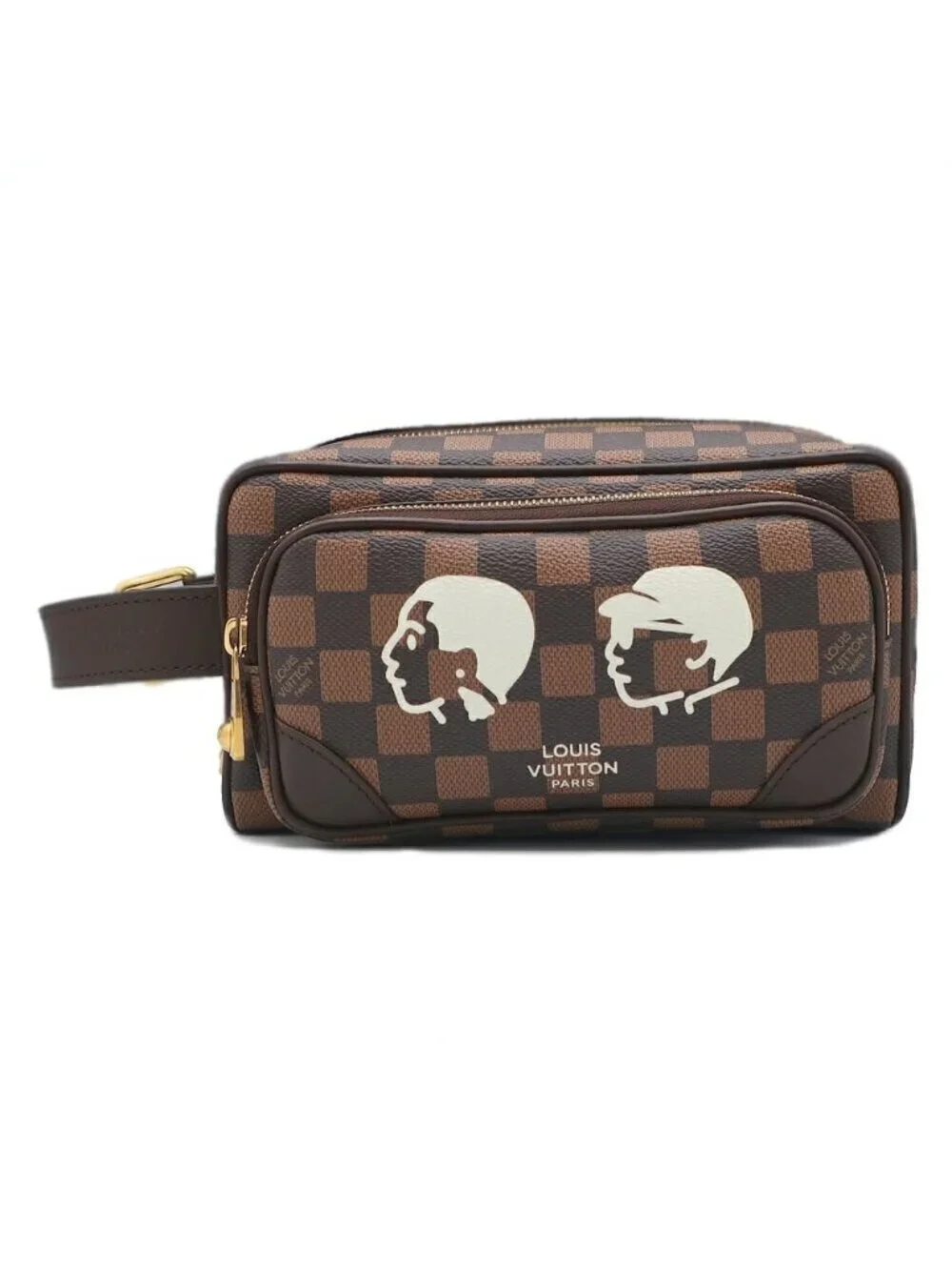 Louis Vuitton Ten Friendship Dopp Kit Brown Handbag